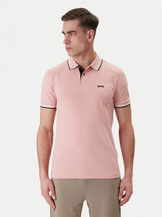 Obrázek produktu BOSS Polokošile Paul 50506193 Růžová Slim Fit