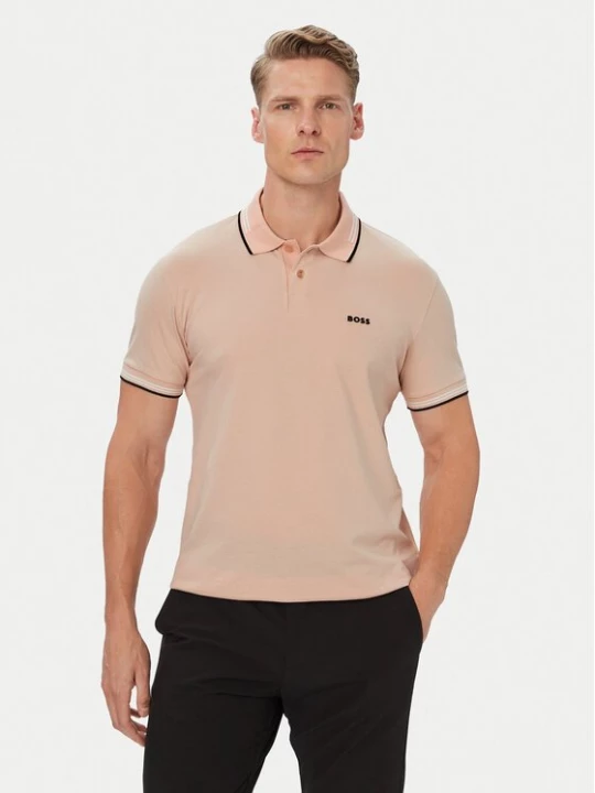 Obrázek produktu BOSS Polokošile Paul 50506193 Světle oranžová Regular Fit