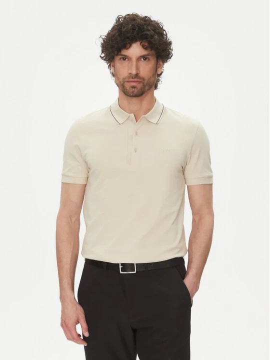 Obrázek produktu BOSS Polokošile Paule 4 50506195 Béžová Slim Fit