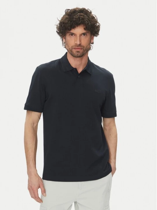 Obrázek produktu BOSS Polokošile Pe_Interlock 50520109 Tmavomodrá Regular Fit