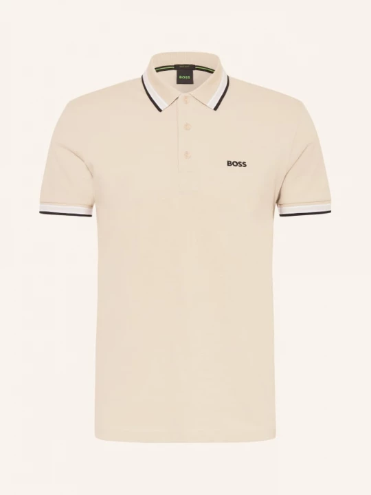 Obrázek produktu Boss Polokošile Z Piké Paddy Curved Regular Fit béžová / bílá / černá