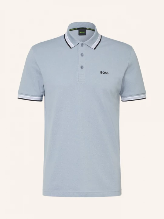 Obrázek produktu Boss Polokošile Z Piké Paddy Curved Regular Fit černošedá / bílá / černá