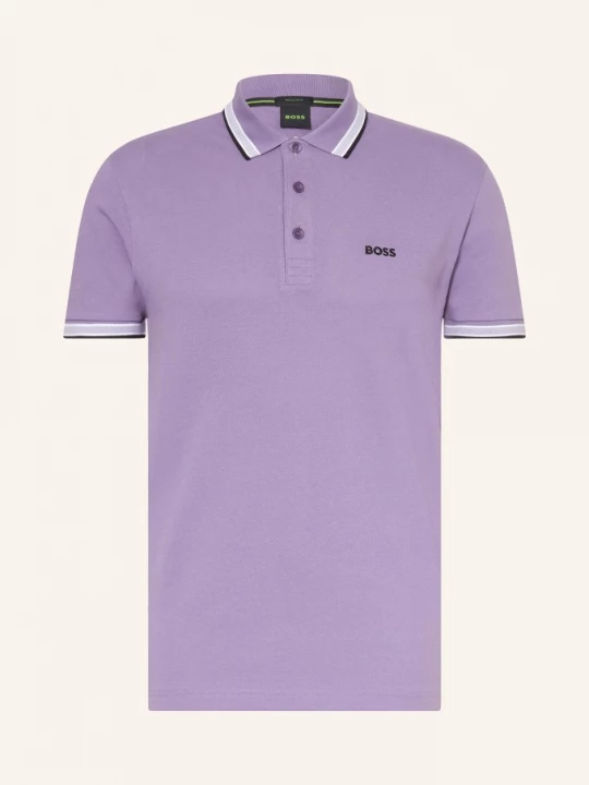 Obrázek produktu Boss Polokošile Z Piké Paddy Curved Regular Fit světle fialová / bílá / černá
