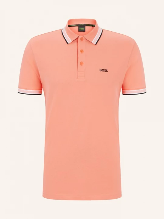 Obrázek produktu Boss Polokošile Z Piké Paddy Curved Regular Fit tmavě oranžová