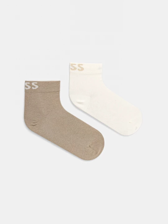 Obrázek produktu BOSS Ponožky BOSS 2P SH Logo CC W 2-pack béžová