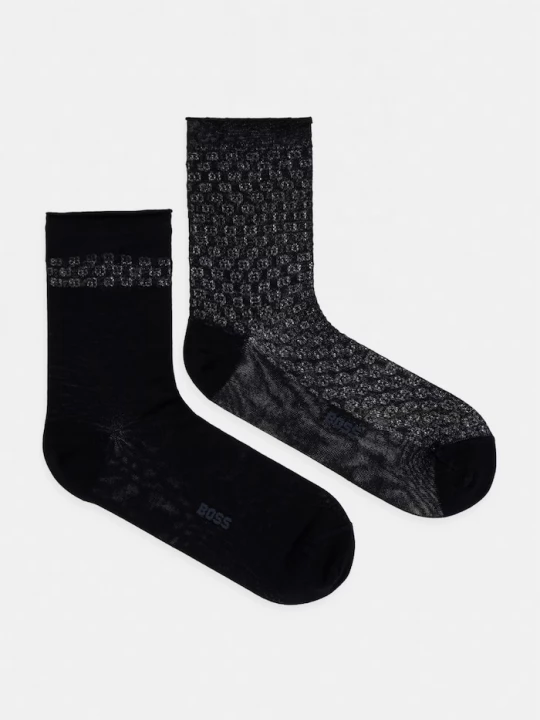 Obrázek produktu BOSS ponožky dámské s bavlnou 2P QS DropFleur MC W 2-pack černá