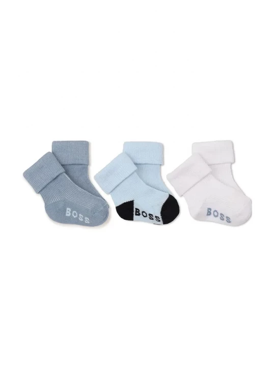 Obrázek produktu BOSS ponožky kojenecké 3-pack modrá