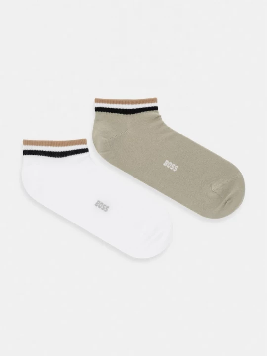Obrázek produktu BOSS ponožky pánské 2P AS Uni stripe CC 2-pack zelená