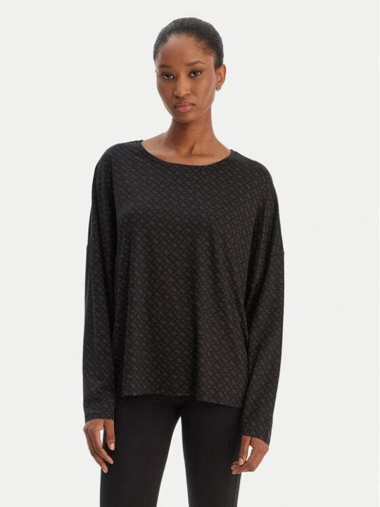 Obrázek produktu BOSS Pyžamová halenka B Logo 50550693 Černá Relaxed Fit