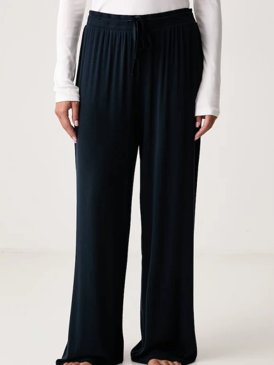 Obrázek produktu BOSS pyžamové kalhoty dámské modalem SHINY RIB_Pants námořnická modř