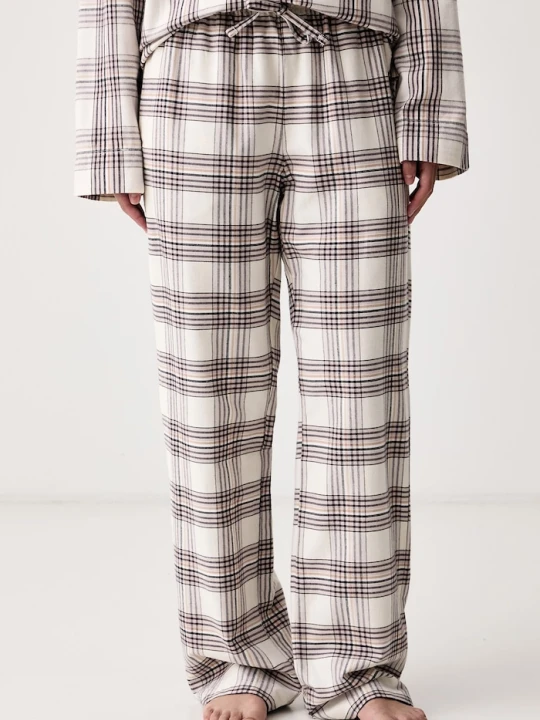 Obrázek produktu BOSS pyžamové kalhoty dámské s bavlnou Holiday_Pants CW béžová