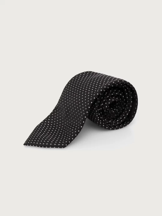 Obrázek produktu BOSS sada kravaty a kapesníku pánská s hedvábím H-SET TIE-PKT SQ černá