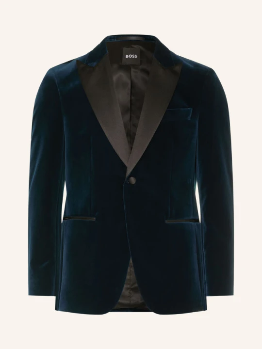 Obrázek produktu Boss Sametové Sako Hutson Slim Fit 479 open blue