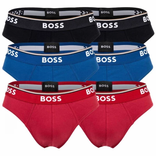 Obrázek produktu BOSS Slipy  béžová / modrá / červená / černá / bílá