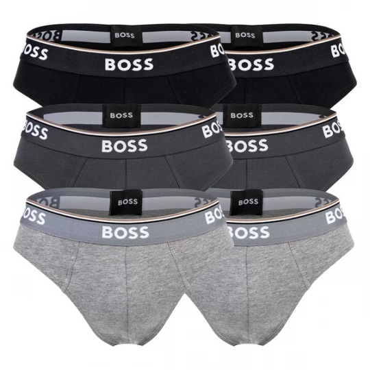 Obrázek produktu BOSS Slipy  šedá / tmavě šedá / bílá