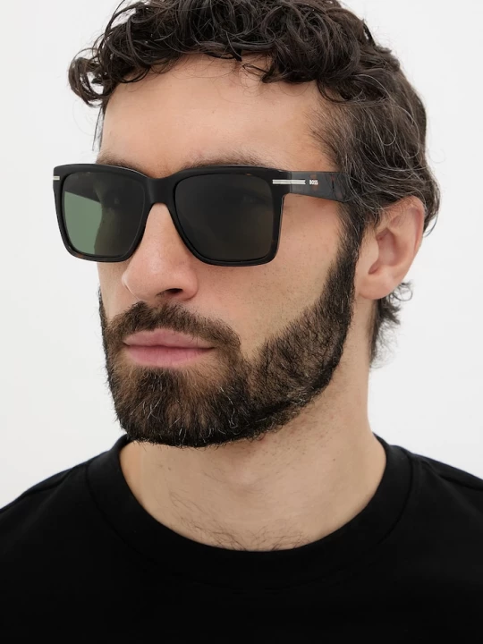 Obrázek produktu BOSS sluneční brýle typu wayfarer pánské hnědá