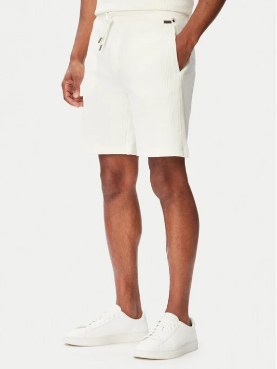 Obrázek produktu BOSS Sportovní kraťasy Structure Shorts 50540581 Krémová Regular Fit