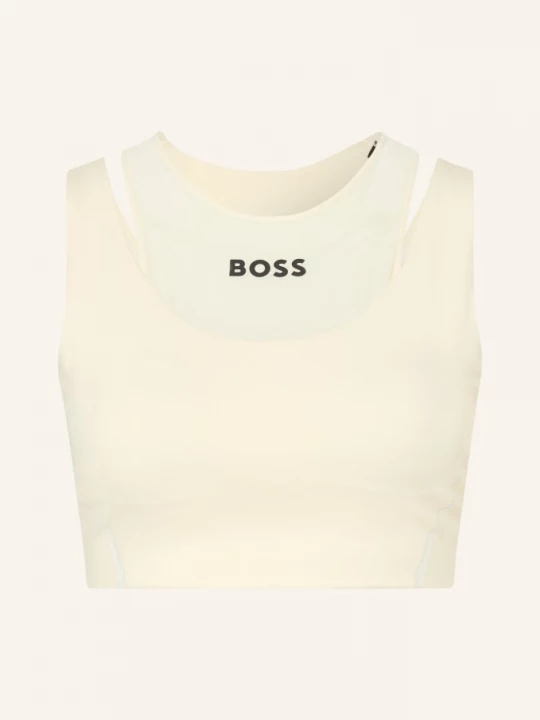 Obrázek produktu Boss Sportovní Podprsenka Ekaden Se Síťovinou tmavě žlutá / bílá