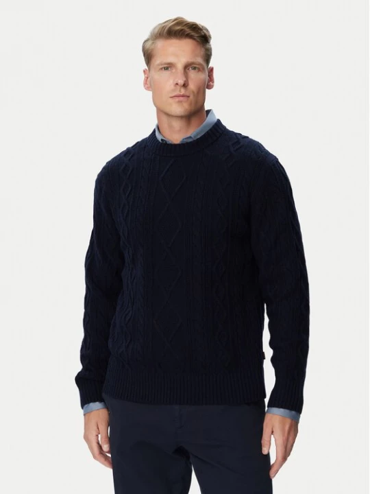 Obrázek produktu BOSS Svetr 50571421 Tmavomodrá Regular Fit