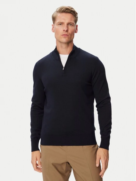 Obrázek produktu BOSS Svetr H-Ebenji 50565499 Tmavomodrá Regular Fit