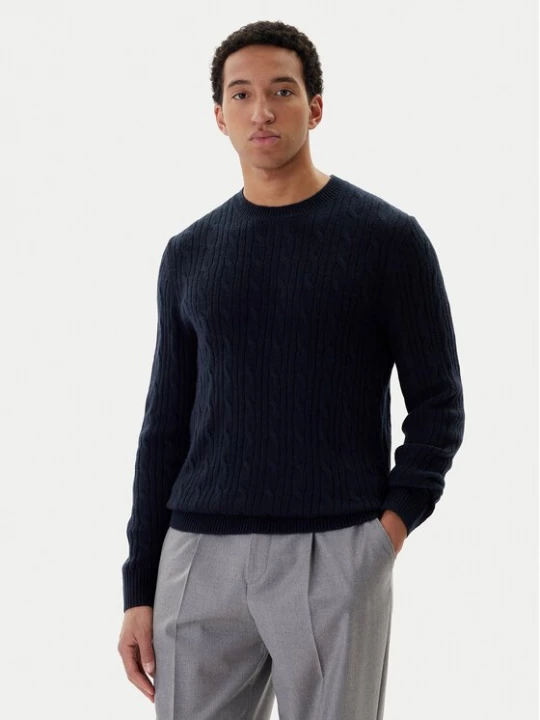 Obrázek produktu BOSS Svetr H-Hetico 50549975 Tmavomodrá Regular Fit