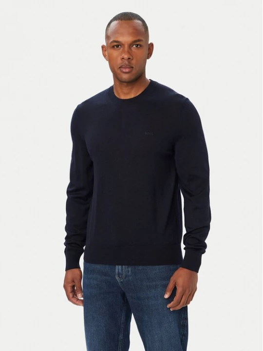 Obrázek produktu BOSS Svetr Leno 50571914 Tmavomodrá Regular Fit