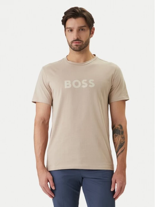 Obrázek produktu BOSS T-Shirt 50491706 Béžová Regular Fit