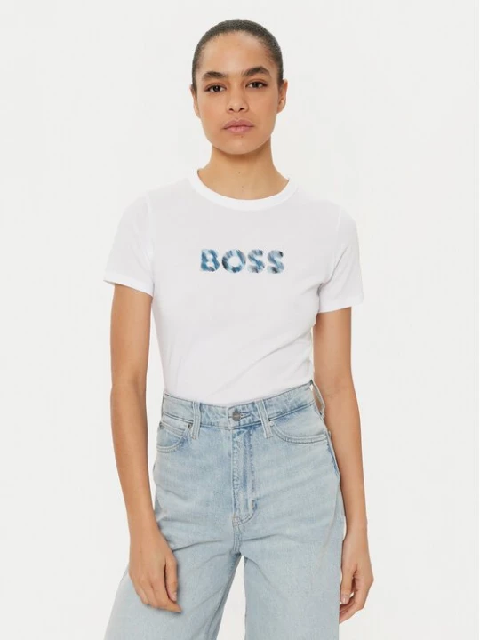 Obrázek produktu BOSS T-Shirt C_Elogo 50535322 Bílá Regular Fit