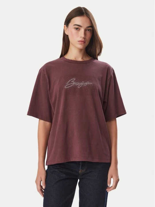 Obrázek produktu BOSS T-Shirt C_Eregular_8 50571460 Bordó Regular Fit