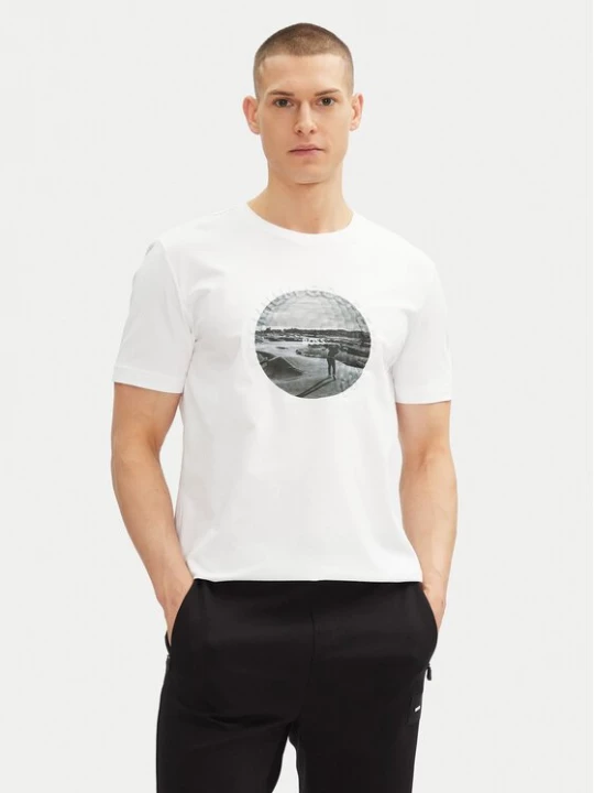 Obrázek produktu BOSS T-Shirt Graphic Heritage 50537847 Bílá Regular Fit