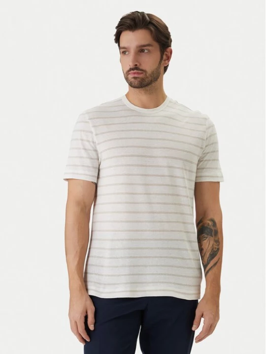 Obrázek produktu BOSS T-Shirt H-Taut 235 50559166 Écru Regular Fit Krémová