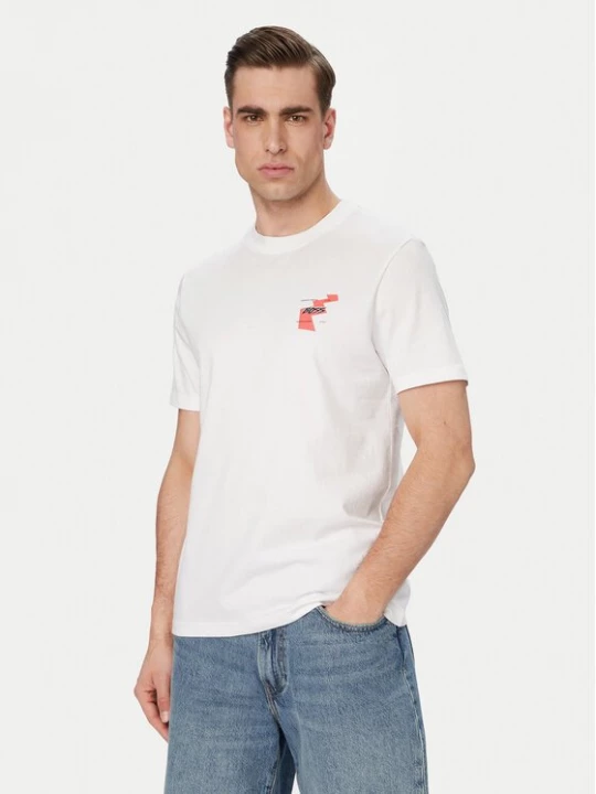 Obrázek produktu BOSS T-Shirt Movement 50561872 Krémová Regular Fit