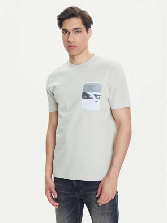 Obrázek produktu BOSS T-Shirt Te_Container 50546920 Béžová Regular Fit