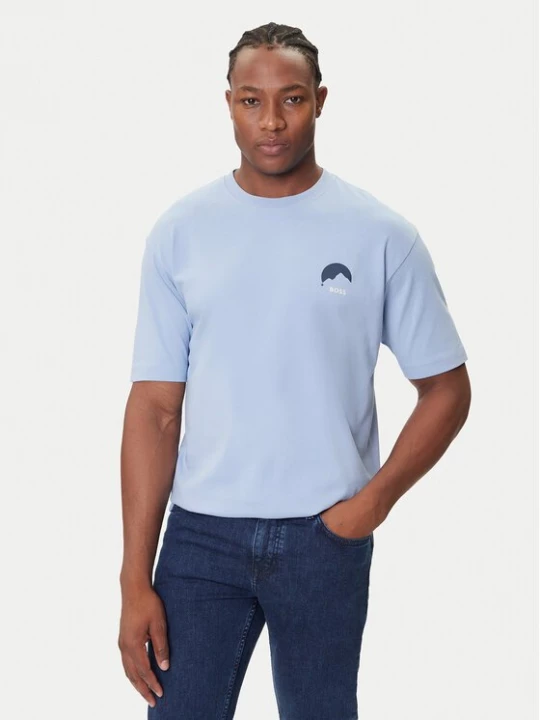 Obrázek produktu BOSS T-Shirt Te_Move 50547087 Světle modrá Relaxed Fit