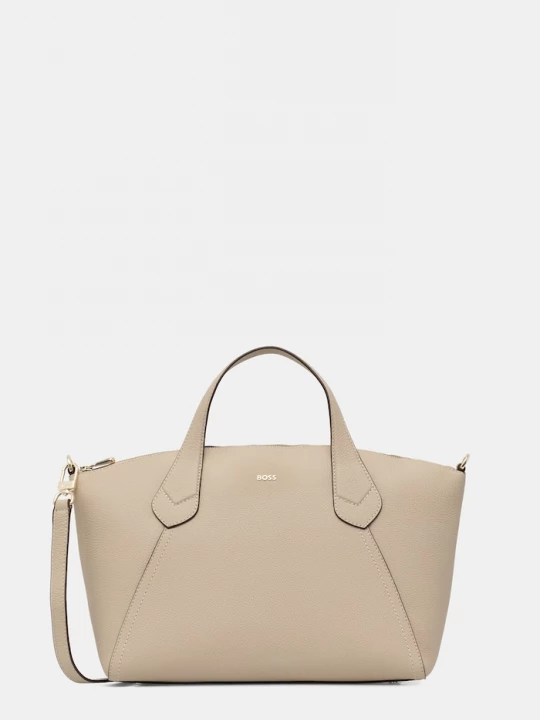 Obrázek produktu BOSS tote taška dámská z imitace kůže Lenah Zip Tote M béžová