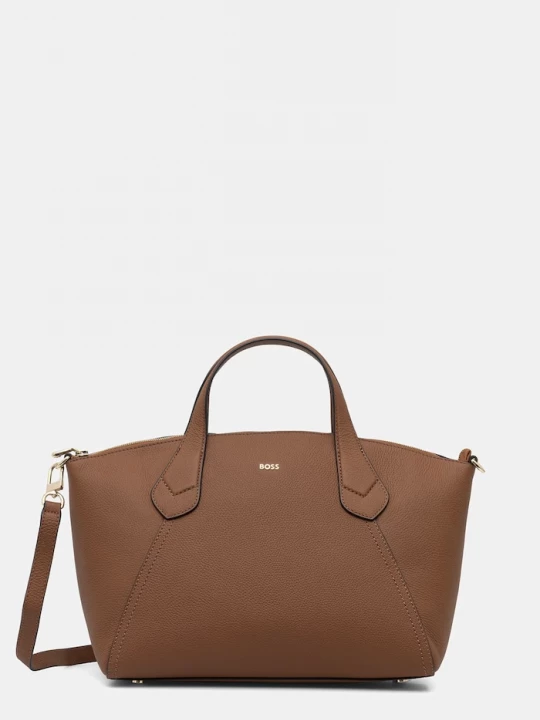 Obrázek produktu BOSS tote taška dámská z imitace kůže Lenah Zip Tote M hnědá