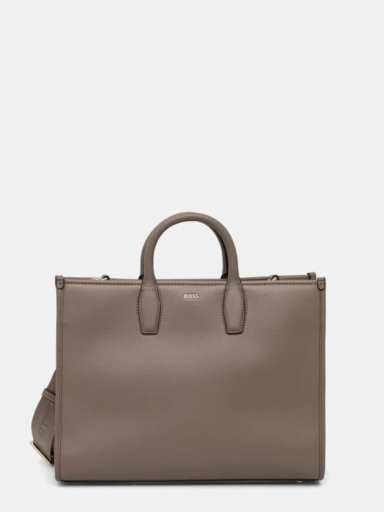 Obrázek produktu BOSS tote taška dámská z imitace kůže Sandy MED Tote béžová