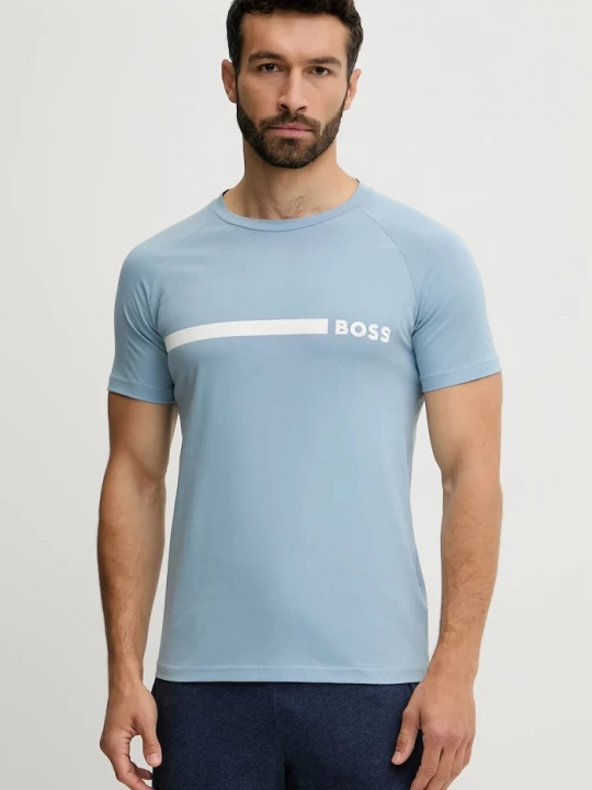 Obrázek produktu BOSS tričko pánské T-Shirt RN Slim Fit modrá