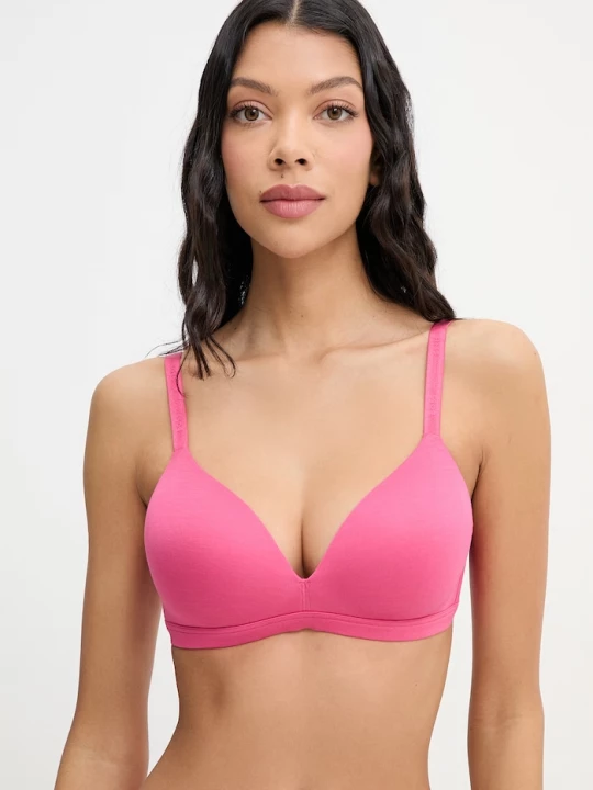 Obrázek produktu BOSS trojúhelníková podprsenka viskózou TRIANGLE PADDED CI růžová
