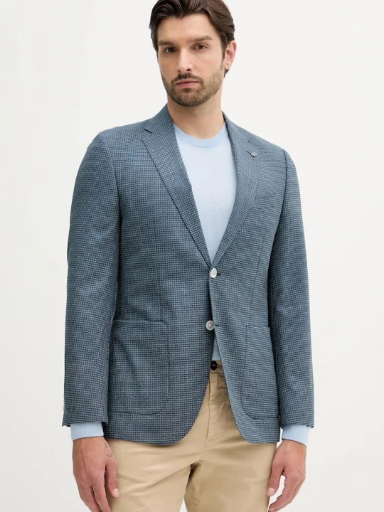 Obrázek produktu BOSS Vlněné sako BOSS H-Janson-FL-253 modrá