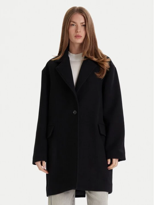 Obrázek produktu BOSS Vlněný kabát C_Calesara2 50548660 Černá Relaxed Fit