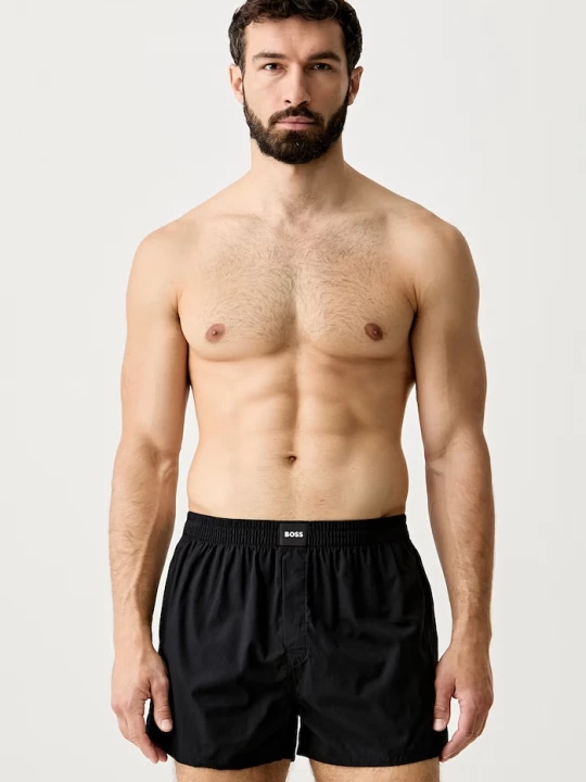 Obrázek produktu BOSS volné boxerky pánské bavlněné 2P Boxer S. CW Peach 2-pack béžová