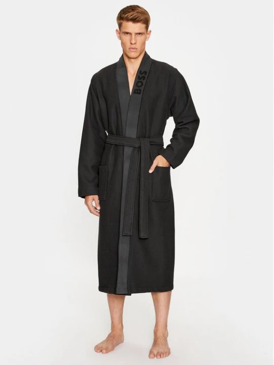 Obrázek produktu Boss Župan Waffle Kimono 50469787 Černá