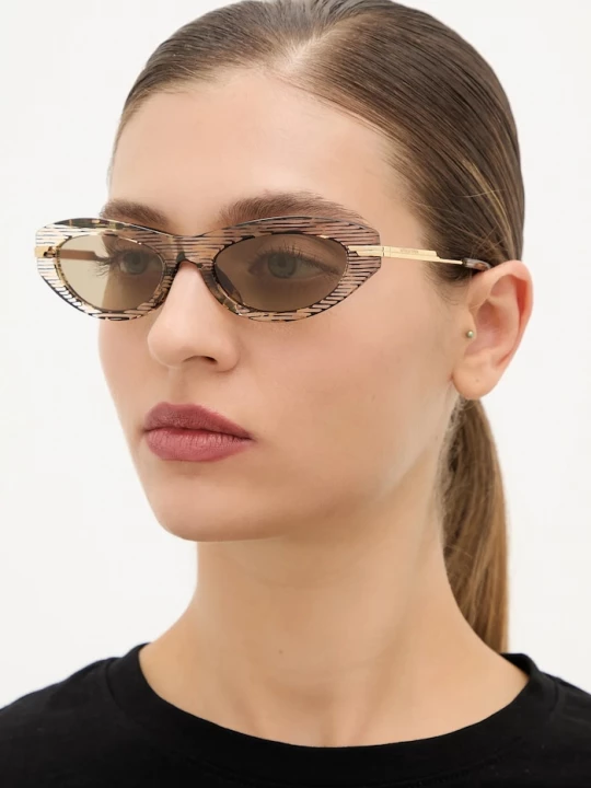 Obrázek produktu Bottega Veneta Sluneční brýle Bottega Veneta zlatá