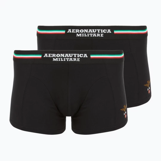 Obrázek produktu Boxerky Aeronautica Militare AM1UBX001 Trunk 2 páry black