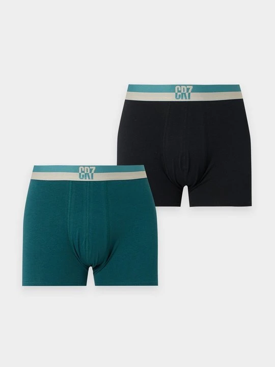 Obrázek produktu Boxerky CR7 Cristiano Ronaldo melírovaná tmavě zelená