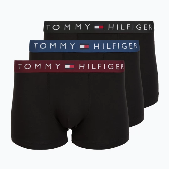 Obrázek produktu Boxerky Tommy Hilfiger Trunk WB 3 pairs deep regatta / black / bluee jean