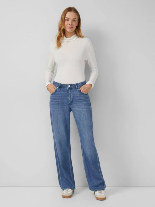 Obrázek produktu Boyfriend Beth / Relaxed Fit / Mid Rise / Straight Leg s.Oliver modrá