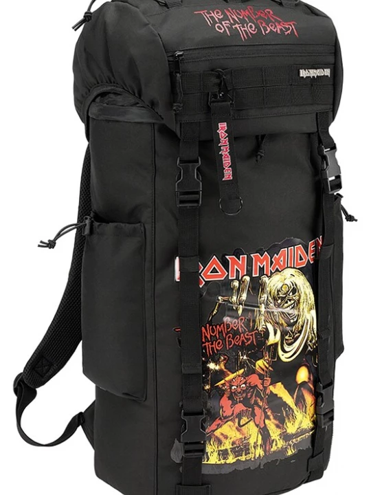 Obrázek produktu Brandit Batoh 'Iron Maiden Festival' oranžová / krvavě červená / černá