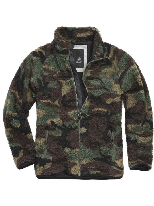 Obrázek produktu Brandit Fleecová mikina  béžová / tmavě hnědá / khaki / černá